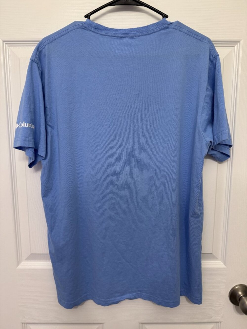 Columbia Sportswear T Shirt Mens Size Large Short Sleeve Tee Crew Neck Blue - Picture 4 of 4